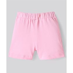 Bonfino 100% Cotton Knit Half Sleeves Shorts Night Suits with Text Print Pack of 2 - Light Blue & Pink
