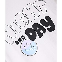 Bonfino 100% Cotton Knit Half Sleeves Shorts Night Suits with Text Print Pack of 2 - Light Blue & Pink
