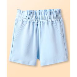 Bonfino 100% Cotton Knit Shorts With Sea Horse Print Pack Of 3 - Blue Lavender & Pink