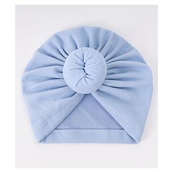 Bonfino Combo Set of Headbands & Booties with Fox Applique - Blue