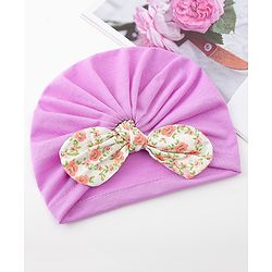 Bonfino Headbands with Bow Applique Free Size - Lilac