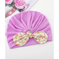 Bonfino Headbands with Bow Applique Free Size - Lilac