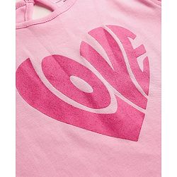 Bonfino 100% Cotton Knit Full Sleeves T-Shirts with Heart & Rainbow Print and Frill Detailing Pack of 3 - Yellow Pink & White