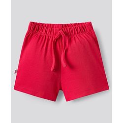 Bonfino 100% Cotton Knit Shorts with Fruit Print Pack of 3 - Red Ivory & Light Blue