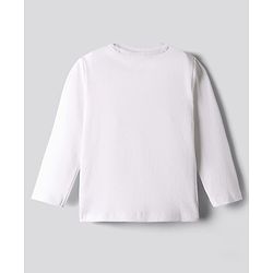 Bonfino 100% Cotton Knit Full Sleeves T-Shirt With Penguin Print - White