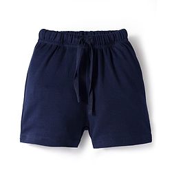 Bonfino 100% Cotton Knit Above Knee Length Shorts with Dino Print Pack of 3 -  Peach Navy Blue & Light Green