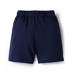 Bonfino 100% Cotton Knit Above Knee Length Shorts with Dino Print Pack of 3 -  Peach Navy Blue & Light Green