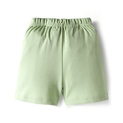 Bonfino 100% Cotton Knit Above Knee Length Shorts with Dino Print Pack of 3 -  Peach Navy Blue & Light Green