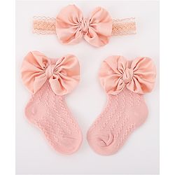 Bonfino Hair Accessories Combo Sets Free Size - Pink