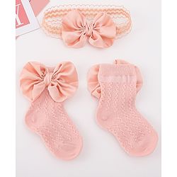 Bonfino Hair Accessories Combo Sets Free Size - Pink