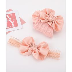 Bonfino Hair Accessories Combo Sets Free Size - Pink