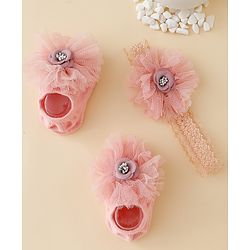 Bonfino Hair Accessories Combo Sets Free Size - Pink