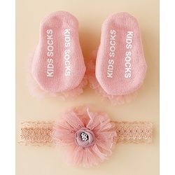 Bonfino Hair Accessories Combo Sets Free Size - Pink