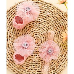 Bonfino Hair Accessories Combo Sets Free Size - Pink