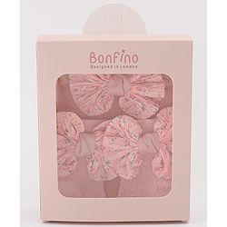 Bonfino Hair Accessories Combo Sets Free Size - Peach