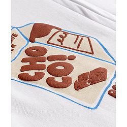 Bonfino 100% Cotton Knit Full Sleeves Sleepsuit With Stripes & Applique Pack Of 2 - White & Brown
