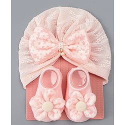 Bonfino Hair Accessories Combo Set Free Size -  Beige