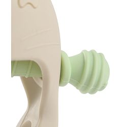 Bonfino GumEase Wrist-Fit Silicone Baby Teether| Anti-Drop Design| 100% Food-Grade Silicone| BPA-Free| Soft Sensory Chew Toy| Easy to Hold| Sterilizable| 3+ Months