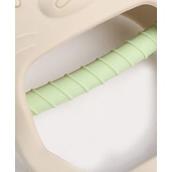 Bonfino GumEase Wrist-Fit Silicone Baby Teether| Anti-Drop Design| 100% Food-Grade Silicone| BPA-Free| Soft Sensory Chew Toy| Easy to Hold| Sterilizable| 3+ Months