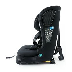 Bonfino Secure Ride Flexi Foldable ISOFIX Forward Facing Car Seat Black| iSize & R129 Certified| Top Tether| SPS Side Protection| Adjustable Headrest & Harness| Foldable & Space-Saving| 4-12 years