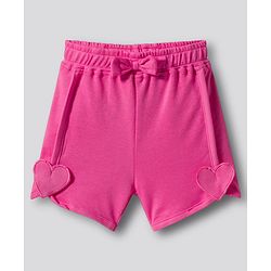 Bonfino Cotton Knit Short With Floral Print Pack Of 3 - Pink White & Fuchsia