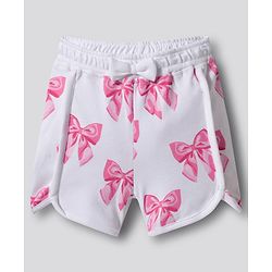 Bonfino Cotton Knit Short With Floral Print Pack Of 3 - Pink White & Fuchsia