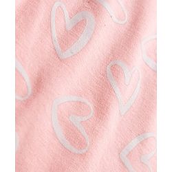 Bonfino 100% Cotton Knit Frill Sleeves Onesies with Heart & Polka Dot Print Pack of 3 - Multicolor