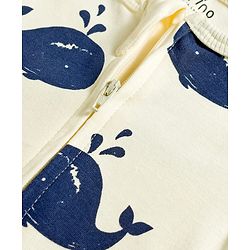 Bonfino 100% Cotton Knit Striped & Sea Life Printed Full Sleeves Sleepsuits Pack of 2 - Multicolour