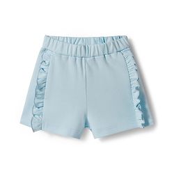 Bonfino 100% Cotton Knit Striped Shorts with Frill Detailing Pack of 4 - Multicolor