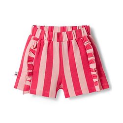 Bonfino 100% Cotton Knit Striped Shorts with Frill Detailing Pack of 4 - Multicolor
