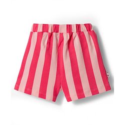 Bonfino 100% Cotton Knit Striped Shorts with Frill Detailing Pack of 4 - Multicolor