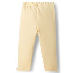 Bonfino Cotton Knit Full Length Solid Colour Leggings Pack Of 3 - Pink Yellow & Light Blue