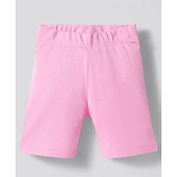 Bonfino 100% Cotton Knit Knee Length Strawberry Printed Shorts Pack of 2 - Pink