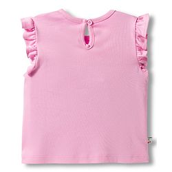 Bonfino 100% Cotton Knit Frill Sleeves Striped T-Shirts with Floral Print Pack of 3 - Multicolor