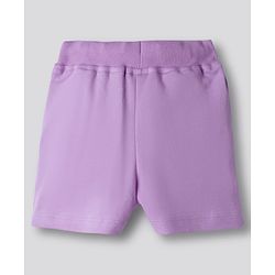 Bonfino 100% Cotton Knit Above Knee Length Shorts with Stripes Pack of 3 - White & Lavender