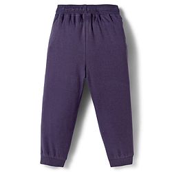 Bonfino 100% Cotton Knit Full Length Track Pant With Cargo Pocket & Vehicle Print Pack Of 2 - Navy Blue & Light Blue
