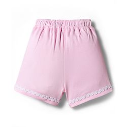 Bonfino 100% Cotton Knit Shorts with Ricrac Lace Detailing Pack of 3 - Multicolor