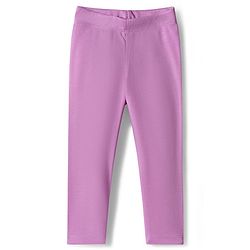 Bonfino 100% Cotton Knit Full Length Solid Color Leggings Pack of 3 - Multicolor