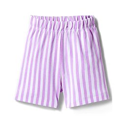 Bonfino 100% Cotton Knit Flutter Sleeves T-Shirts with 3D Applique & Shorts Pack of 2 - Pink & Purple