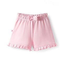 Bonfino 100% Cotton Knit Shorts with Ice Cream Print & Bow Applique Pack of 3 - Purple Pink & Yellow
