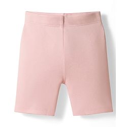 Bonfino 100% Cotton Knit Half Sleeves Oversized Text Printed T-Shirt & Shorts Set -Pink & White