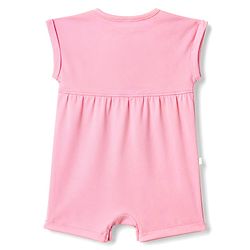 Bonfino 100% Cotton Knit Sleeveless Text Printed Romper Pack Of 3 - Multicolor