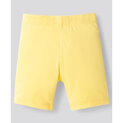 Bonfino 100% Cotton Knit Solid Color Cycling Shorts Pack of 5 - Multicolor