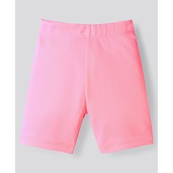 Bonfino 100% Cotton Knit Solid Color Cycling Shorts Pack of 5 - Multicolor