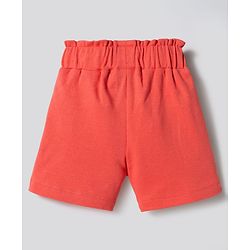 Bonfino 100% Cotton Knit Solid Colour Shorts Pack of 3 -White Peach & Dark Pink