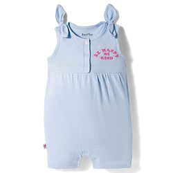 Bonfino 100% Cotton Knit Sleeveless Text Printed Rompers Pack of 3- Multicolour