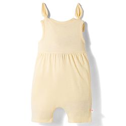 Bonfino 100% Cotton Knit Sleeveless Text Printed Rompers Pack of 3- Multicolour