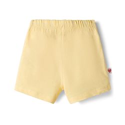 Bonfino 100% Cotton Knit Solid Colour Shorts With Pocket Pack Of 3 - Yellow Pink & Blue