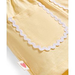 Bonfino 100% Cotton Knit Solid Colour Shorts With Pocket Pack Of 3 - Yellow Pink & Blue