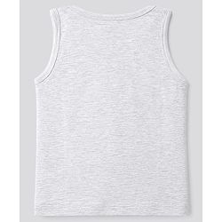 Bonfino Cotton Elastane Knit Sleeveless Solid Vests Pack of 5 - Multicolor